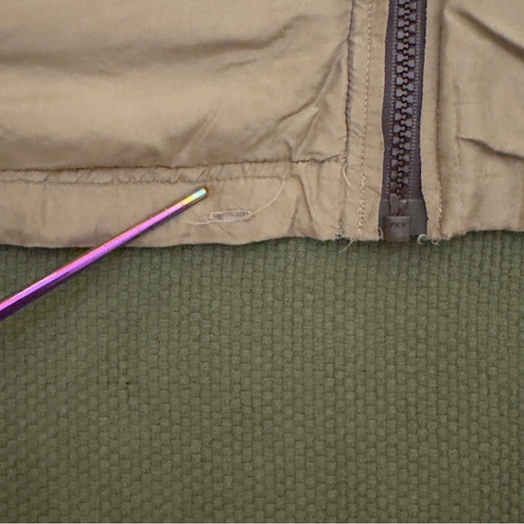 Vintage 90s Silk Bomber Jacket Cropped with Hood - Picture 6 of 15